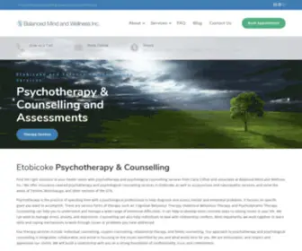 Etobicokepsychotherapy.com(Etobicoke counselling and psychotherapist Carly Clifton) Screenshot