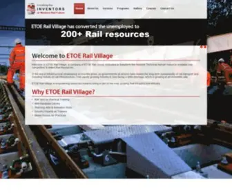 Etoerailvillage.com(E Learning @ Railways) Screenshot