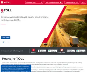 Etoll.gov.pl(E-toll) Screenshot