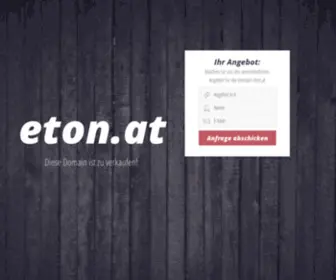 Eton.at(Diese Domain ist zu verkaufen) Screenshot