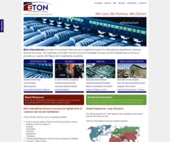 Etoninternational.com(Eton International) Screenshot