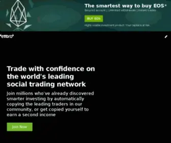 Etoro.ca(The World’s Leading Social Trading and Investing Platform) Screenshot