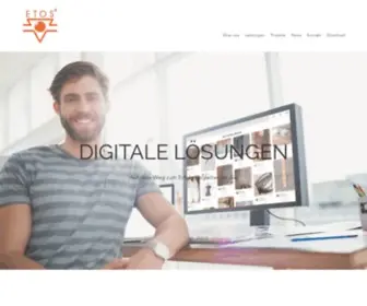 Etos.de(ETOS, IT-Dienstleister für die Schuhbranche, Digitalisierung, Bergkamen) Screenshot