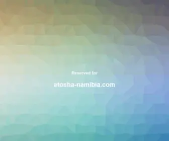 Etosha-Namibia.com(Etosha National Park and Surrounding area) Screenshot