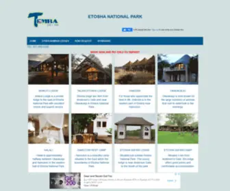 Etoshanamibia.net(Etosha National Park accommodation) Screenshot