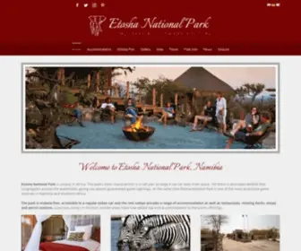 Etoshanationalpark.org(Etosha National Park) Screenshot
