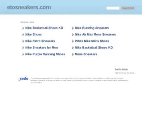 Etosneakers.com(Cheap Sport(Basketball) Screenshot