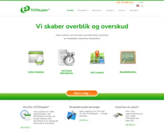 Etotalplan.dk(Online vagtplan og tidsregistrering) Screenshot