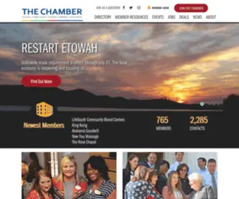 Etowahchamber.org(Etowah Chamber) Screenshot