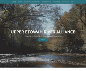 Etowahriver.org(Etowah River) Screenshot