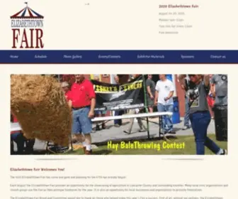 Etownfair.org(The Elizabethtown Fair) Screenshot