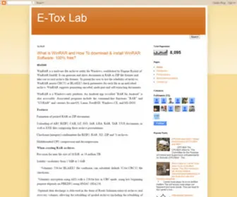 Etoxlab.in(E-Tox Lab) Screenshot