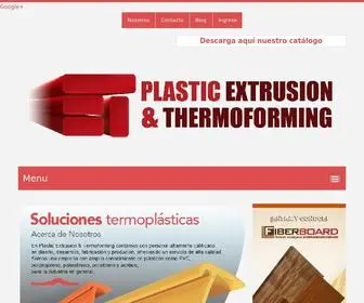 Etplasticos.com(Extrusión) Screenshot