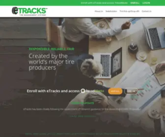 Etracks.ca(Tire Recycling In Ontario) Screenshot