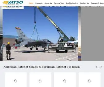 Etrackstraps.com(Quality American Ratchet Straps & European Ratchet Tie Down Manufacturer) Screenshot