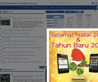 Etrading.co.id(KDB Daewoo Securities Indonesia) Screenshot
