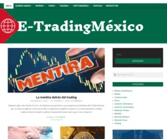 Etradingmexico.com(E-Trading México) Screenshot