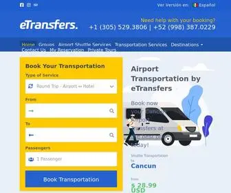 Etransfers.net(The BEST Cancun Airport Transportation from $3USD) Screenshot