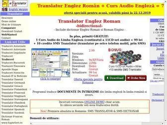 Etranslator.ro(Translator Englez Roman) Screenshot