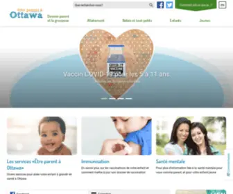 Etreparentaottawa.ca(ÃŠtre) Screenshot