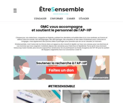 Etresensemble.fr(Êtres ensemble) Screenshot