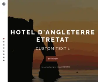 Etretat-Hotel-Angleterre.com(SITE OFFICIEL) Screenshot