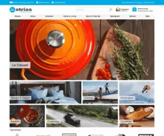 Etrias.nl(Etrias lifestyle stores) Screenshot