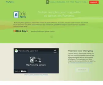 Etrip-Agency.ro(Software pentru agentiile de turism din romania) Screenshot