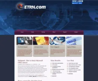 ETRN.com(Specializing in Secure and Flexible Internet Solutions) Screenshot