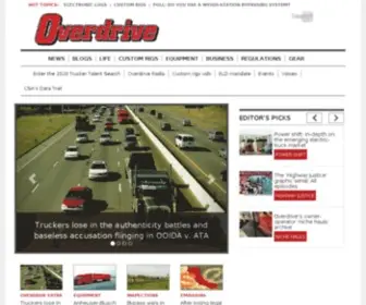 Etrucker.com(Overdrive Magazine) Screenshot