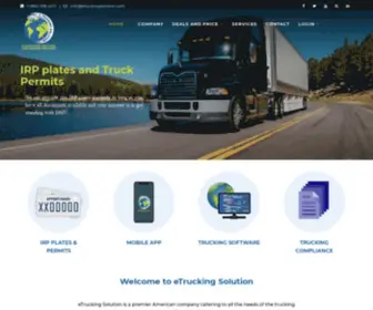 Etruckingsolution.com(ETruckingSolutions) Screenshot