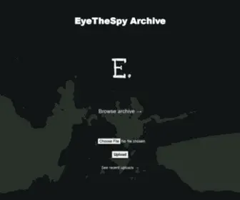 ETS-Archive.xyz(EyeTheSpy Archive) Screenshot