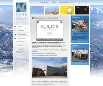 ETS-Cros.fr(Etablissements André CROS) Screenshot