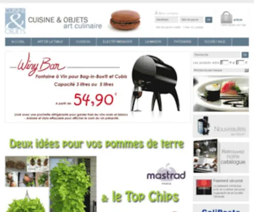 Etscollet.com(Cuisine & Objets) Screenshot