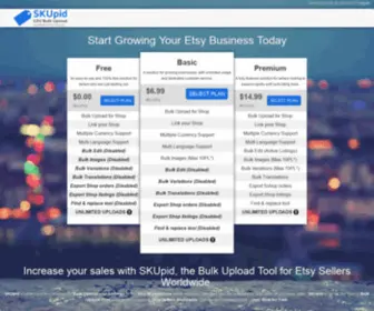 ETSCSV.com(Increase your sales with SKUpid) Screenshot