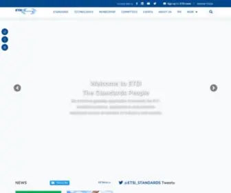 Etsi.fr(The World of Standards) Screenshot