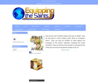 Etsusa.org(Equipping The Saints) Screenshot