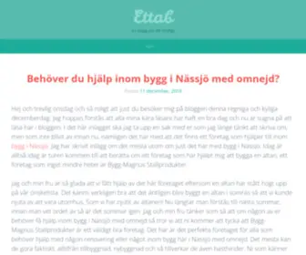 Ettab.se(En blogg om allt möjligt) Screenshot