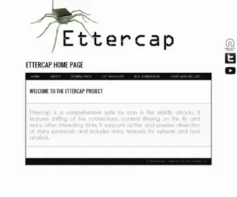 Ettercap-Project.org(Ettercap) Screenshot