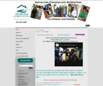 Ettielee.org(Foster care) Screenshot