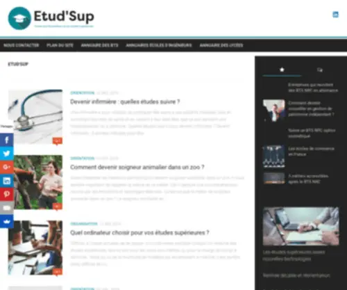 Etud-SUP.fr(Etud'Sup) Screenshot
