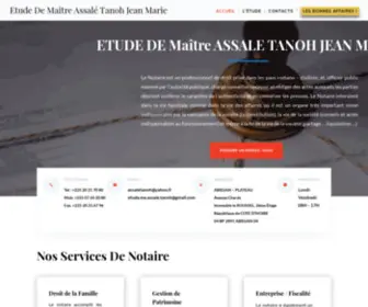 Etudemaitreassale.com(Etude De Maître Assalé Tanoh Jean Marie) Screenshot