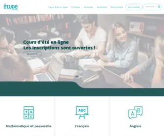 Etudesecours.com(ÉtudeSecours) Screenshot