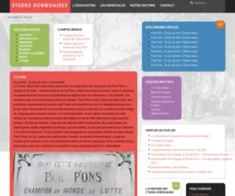 Etudessorguaises.fr(Accueil) Screenshot