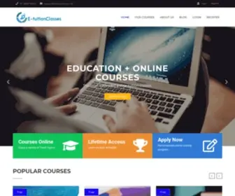 Etuitionclasses.info(Online Classes) Screenshot