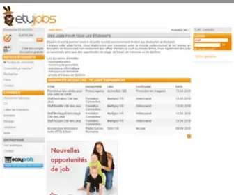 Etujobs.ch(Etujobs) Screenshot