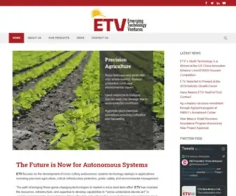 Etvamerica.com(Emerging Technology Ventures) Screenshot