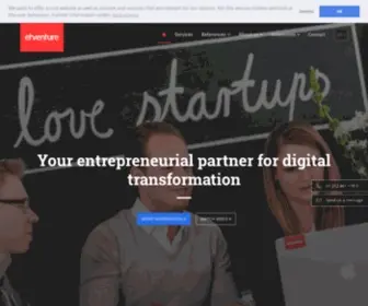 Etventure.com(We drive digital change for companies and startups) Screenshot