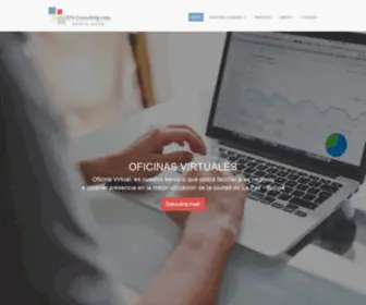 Etvholding.com(Servicios de oficinas virtuales en La Paz) Screenshot