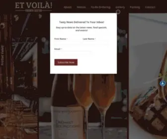 Etvoilabistro.com(Et Voilà) Screenshot